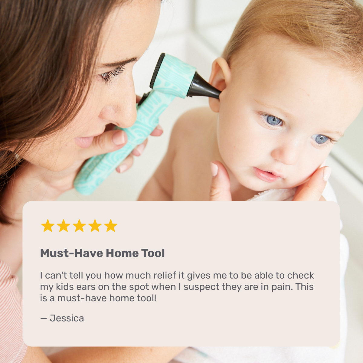 The Deebo® Otoscope: Blue Rainbow